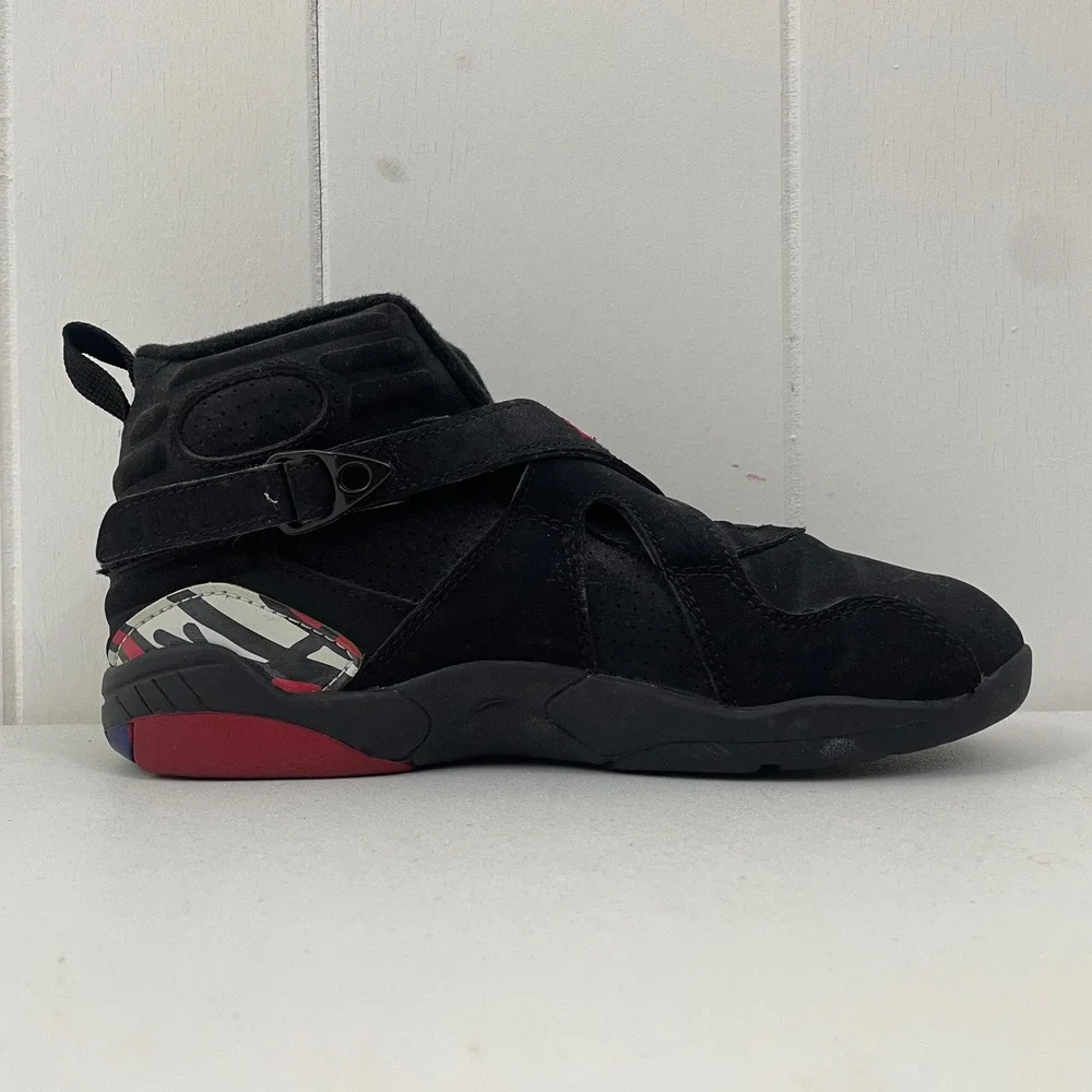 Air Jordan Retro VIII 8 Playoffs 2007 Black/White 305369-061 PS Size 3Y No Box